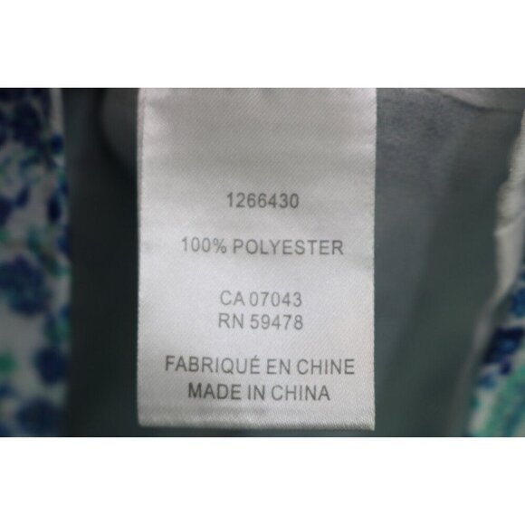 Joie Short Flutter Sleeve Paisley Semi-Sheer Top-Small/Petite-Fairy-Lined - Picture 8 of 12